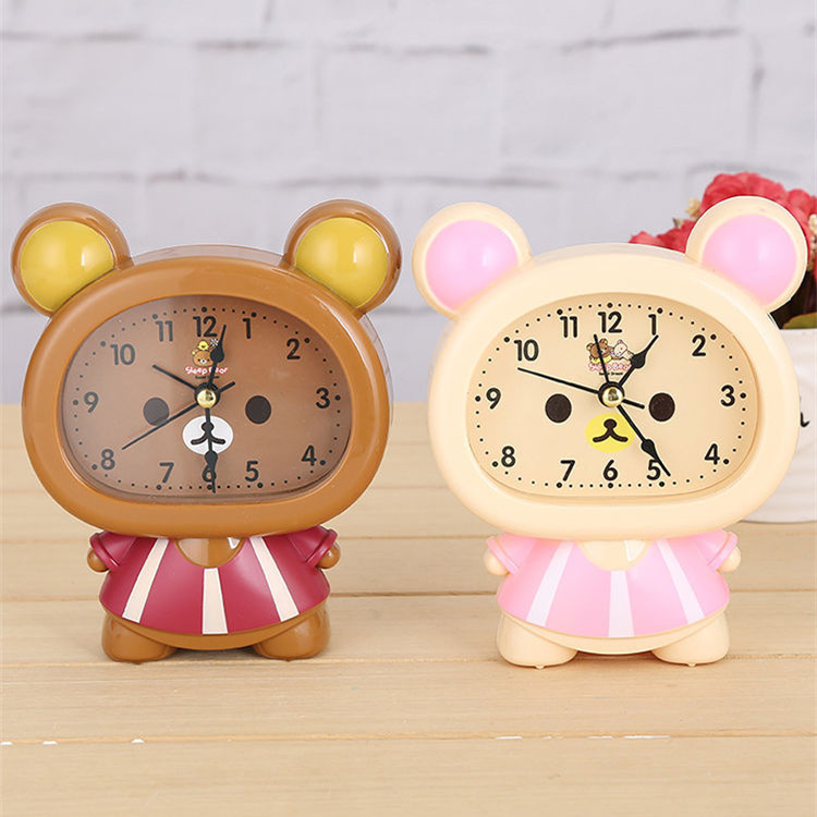 Cute Cartoon Alarm Clock Student Minimalist Children Mini Timing Little