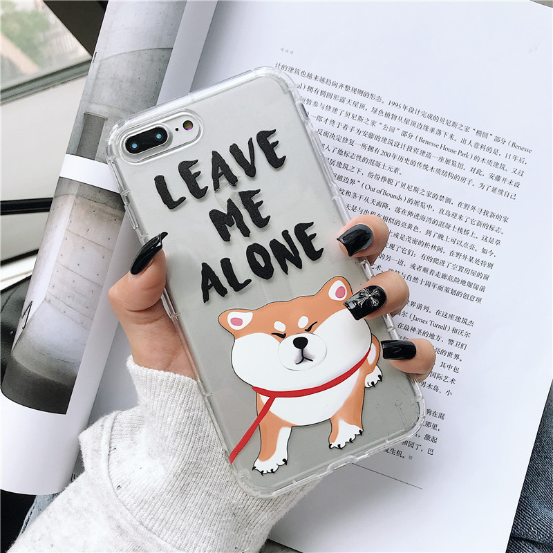 If you are a dog lover, then you need this cute cartoon cell phone case for your iPhone. It's made of high-quality shock-proof TPU plastic and features the cutest cartoon dog designs. Treat yourself or makes the perfect gift for dog-loving family and friends. Kids love it too!