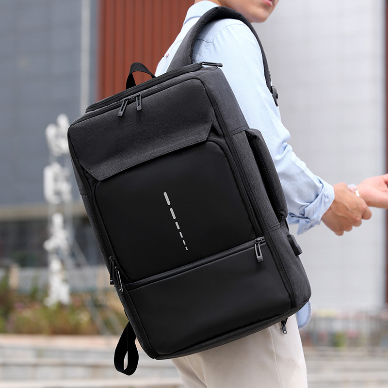 Large Capacity Expandable Travel Backpack New Usb CJdropshipping