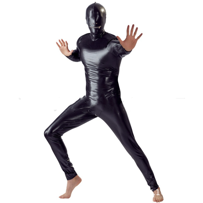 Men's Patent Leather Bodysuit Ds Costume CJdropshipping