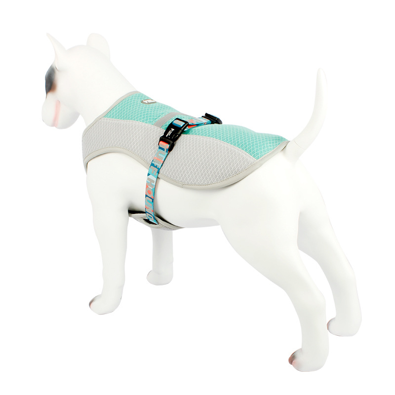 Adjustable Mesh Reflective Cooling Harness For Dogs