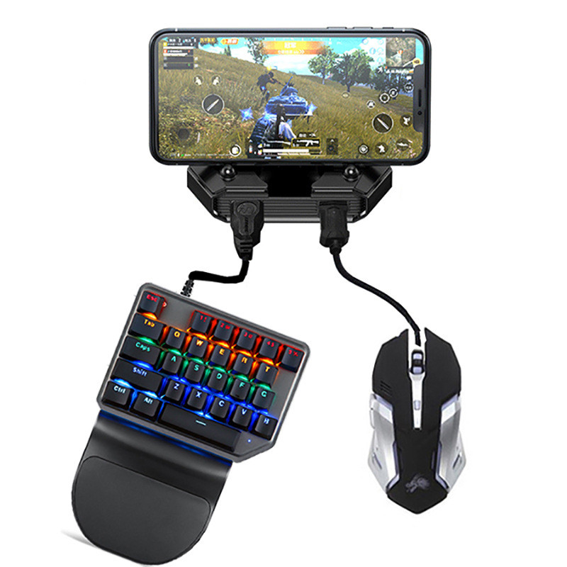 Onehanded Gaming Keyboard And Mouse Set CJdropshipping