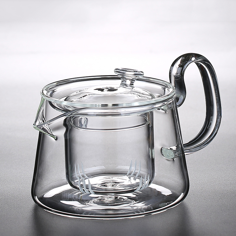 Nottingham glass teapot with glass infuser detail