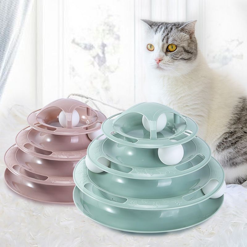 Turntable Cat Interactive Toys