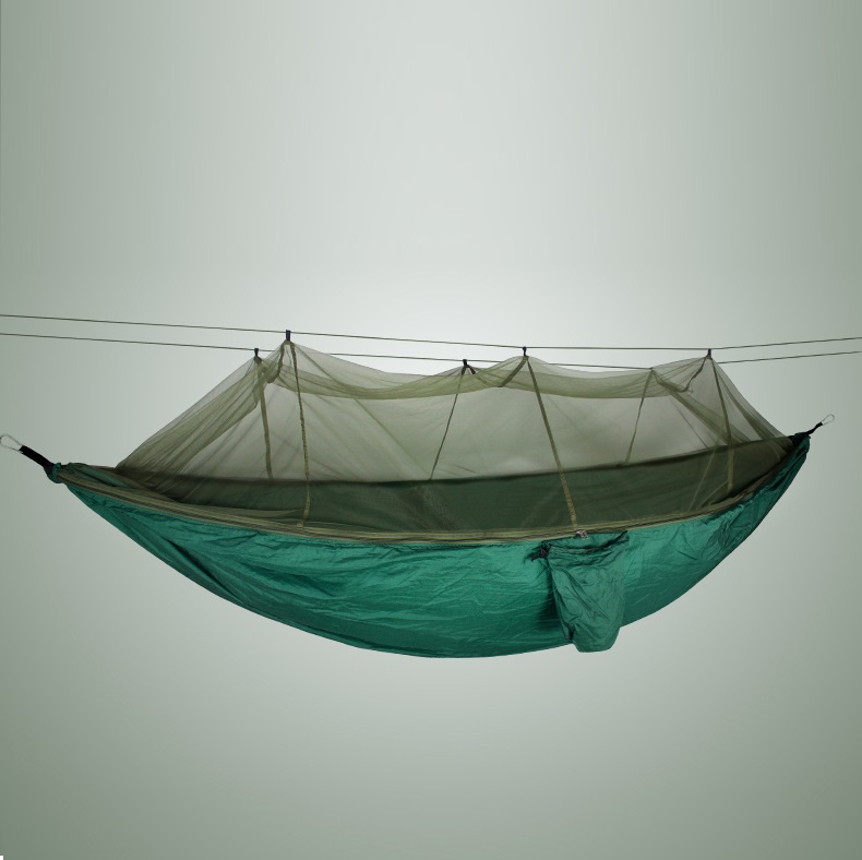 Mosquito-Proof Double Hammock with Densified Mesh