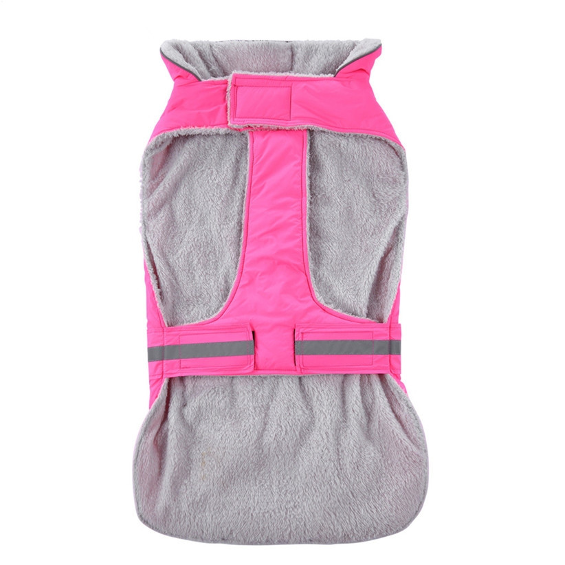 A Pink Reflective Dog Vest for Safety and Warmth - fiercelysouthern