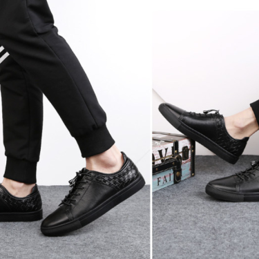 2021 winter leather shoes casual shoes size men England shoes shoes slip-on Doug male generation—3