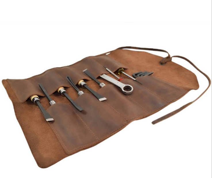 Handmade Leather Tool Roll CJdropshipping
