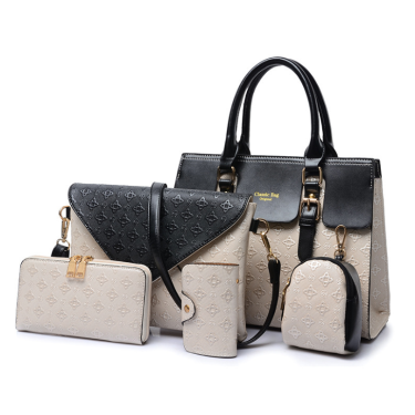 A set of Luxury Leather Handbags Black—1