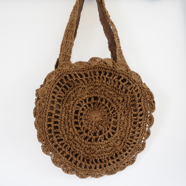 Bohemian Straw Bags for Women Big Circle Beach Handbags Summer Vintage Rattan Bag Handmade Kintted Travel Bags—2