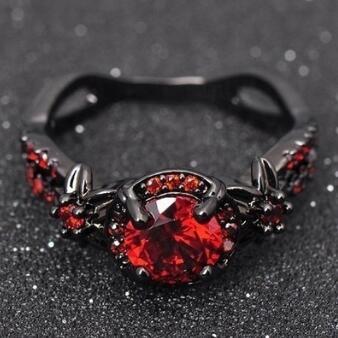 Red and black ring—3