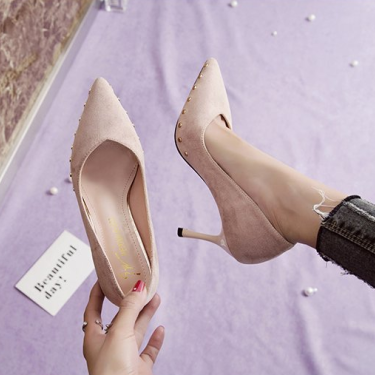 Studded high heels—9