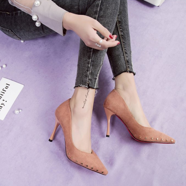 Studded high heels—5