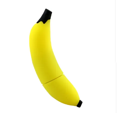 capacity: 4GBbanana - Wholesale Simulation Fruit And Vegetable Eggplant U Disk Creative Custom 8g Vegetable Gift U Disk Featured Food U Disk