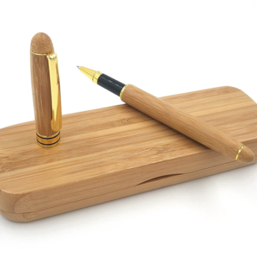 Bamboo pen bamboo pen pen ball pen lettering LOGO customer gift hard pen neutral bamboo pen—18