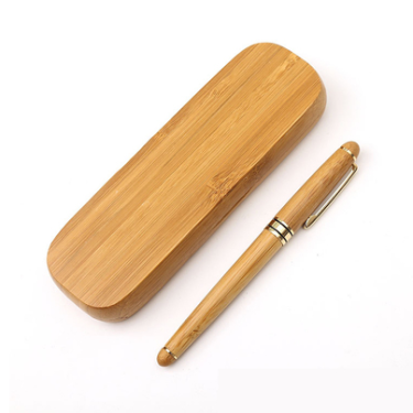 Bamboo pen bamboo pen pen ball pen lettering LOGO customer gift hard pen neutral bamboo pen—17