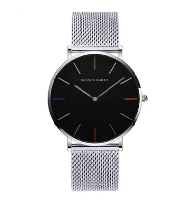 style: 3690 H WYY - Japan Quartz Movement High Quality 36mm hannah Martin Women Stainless Steel Mesh Rose Gold Waterproof Ladies Watch