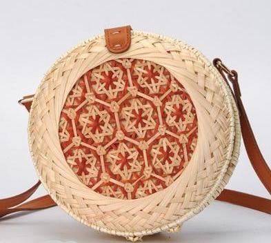 Vietnamese hand-woven bamboo braided bag—1