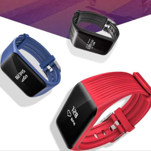 Heart rate exercise step bracelet