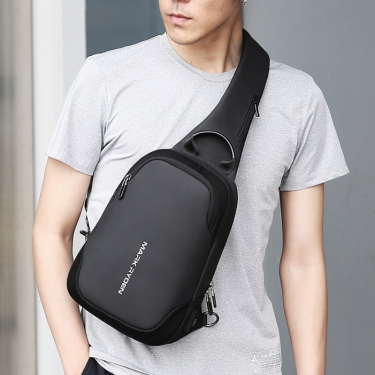 Men's bag shoulder bag casual small backpack—9