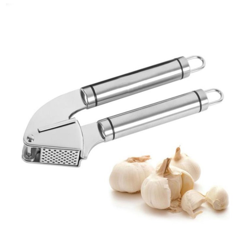 Multifunction cutting garlic stainless steel garlic press CJdropshipping