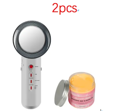 Model: UK, style: 1set with cream - Ultrasonic Massage Beauty Instrument