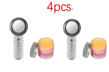 Model: EU, style: 2sets with cream - Ultrasonic Massage Beauty Instrument