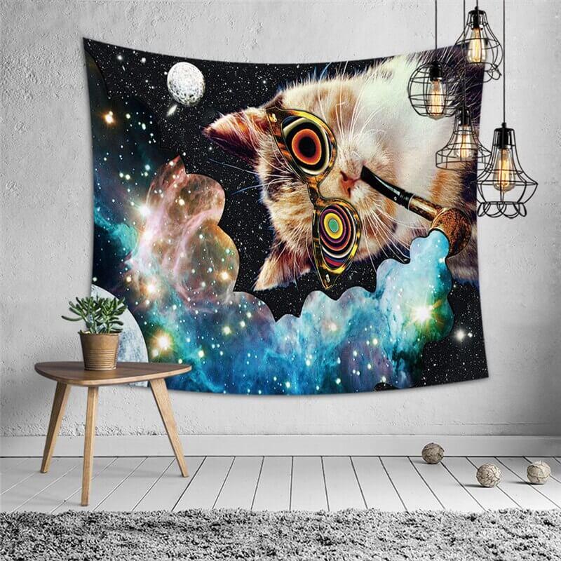 Stoned Cat Tapestry CJdropshipping