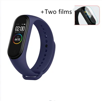 style: Bande 4 bule - Global Version Xiaomi mi band 3 Fitness Tracker Smart Bracelet 0.78 OLED Touch Screen 50M Waterproof miband 3 Xiomi band 3