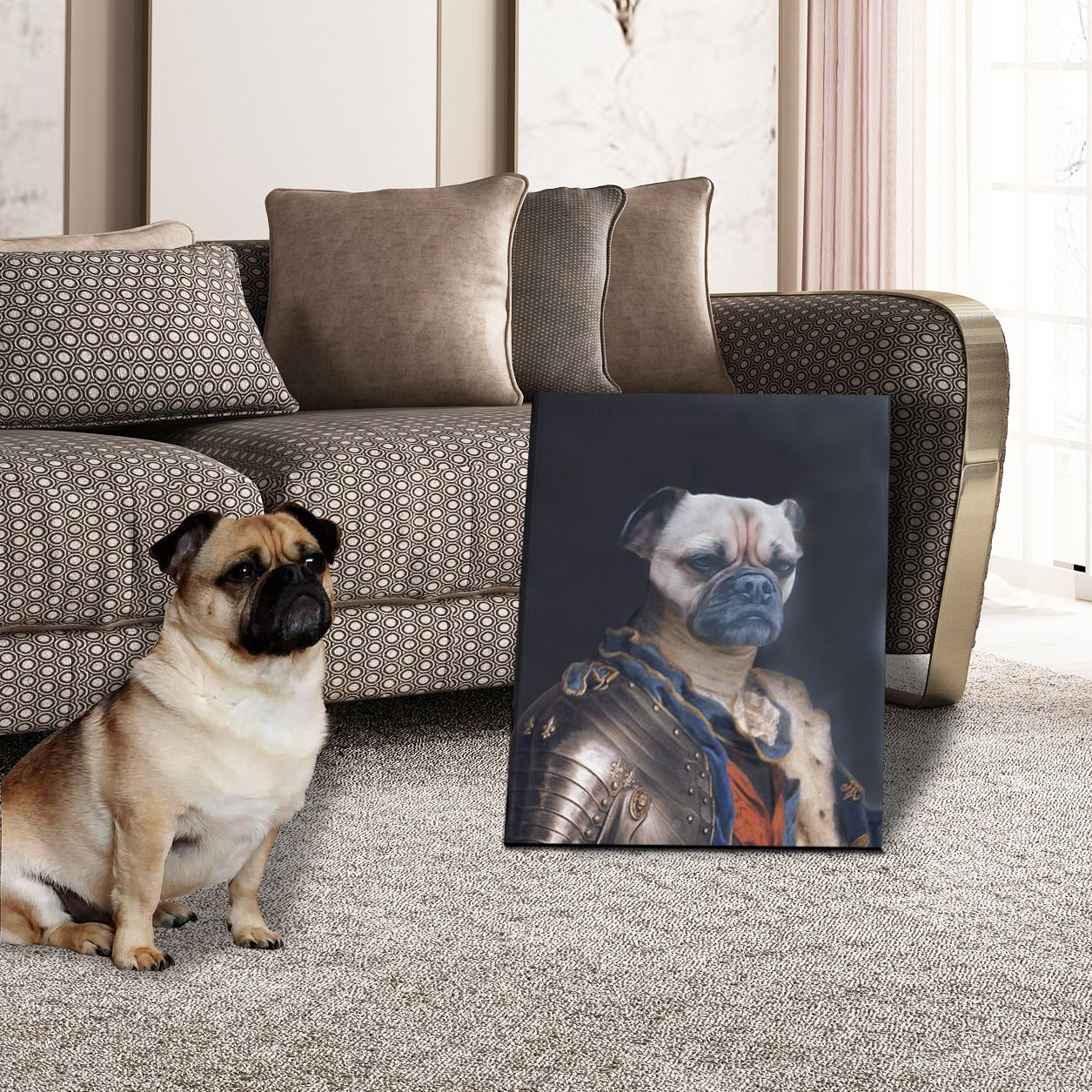 Personalized Pet Canvas Portrait Image CJdropshipping