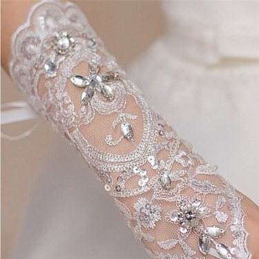 Mother wedding dress gloves—4