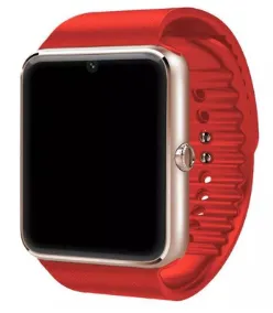 Color: Gold with Red - smart watch