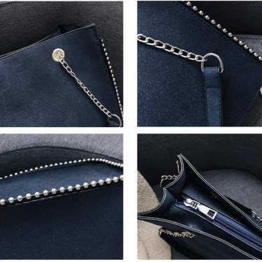 Luxury Chain rivet shoulder bag—11