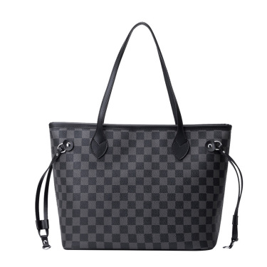 Handbag Women Checkered Shoulder Bag—5