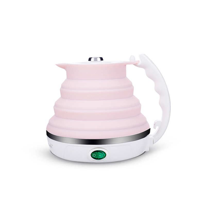 Collapsible Travel Electric Kettle Fast Boil Collapsible American Plug 110V  Collapsible Electric Kettle With Seperable Power Cord For Camping (Pink) -  Yahoo Shopping