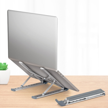 Folding Lifting Desktop Notebook Tablet Computer Stand—1