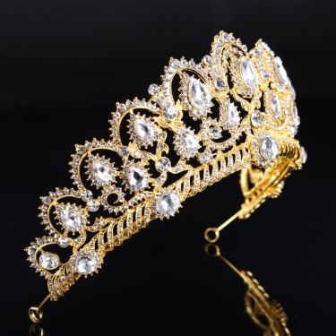 Bride's crown tiara—4