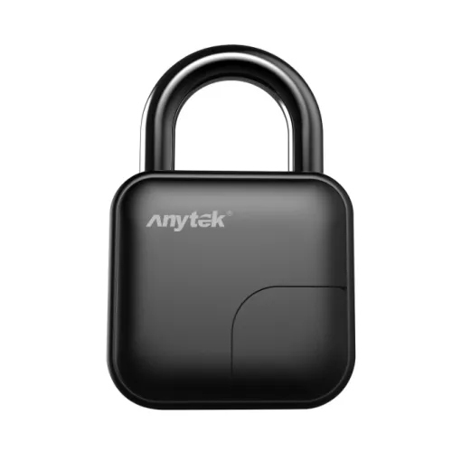 Color: Black - Smart Lock Waterproof L3 Fingerprint Padlock