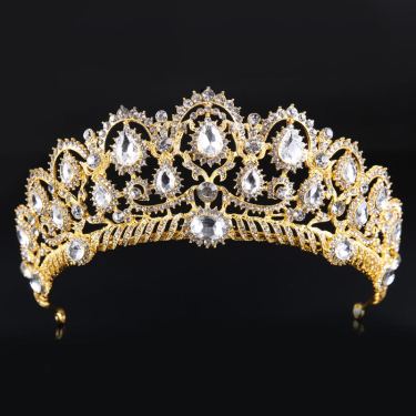 Bride's crown tiara—2