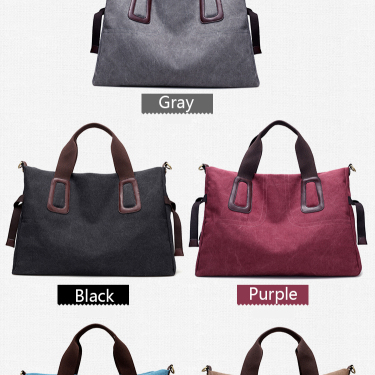 KVKY Brand Women Bag Handbag Casual Canvas Crossbody Bags For Women 2021 Large Capacity Shoulder Bag Women Tote Bolsa Feminina—1