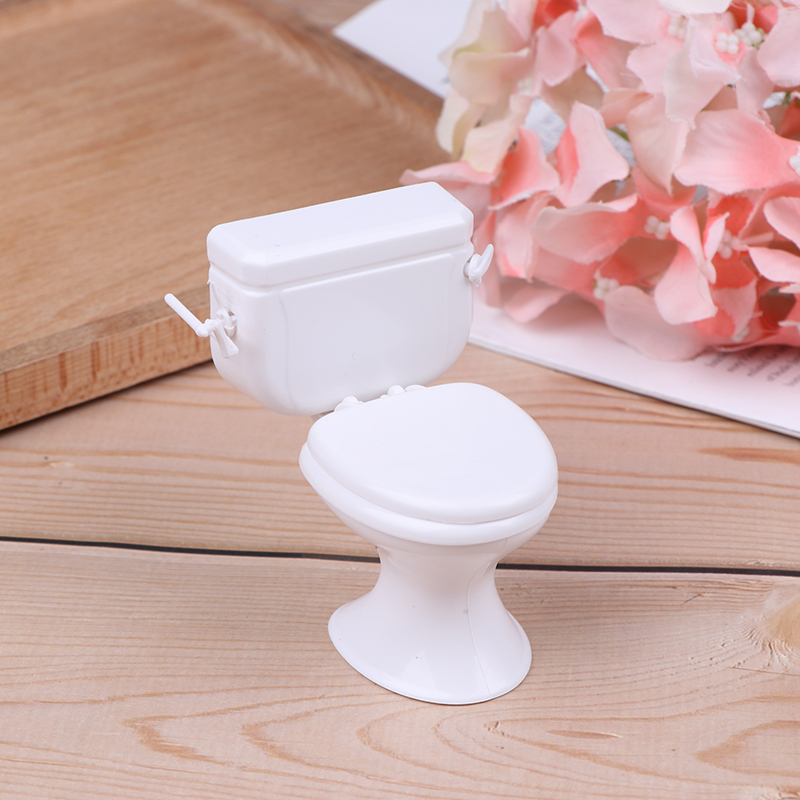 Dollhouse furniture dolls toilet for doll house bathroom CJdropshipping