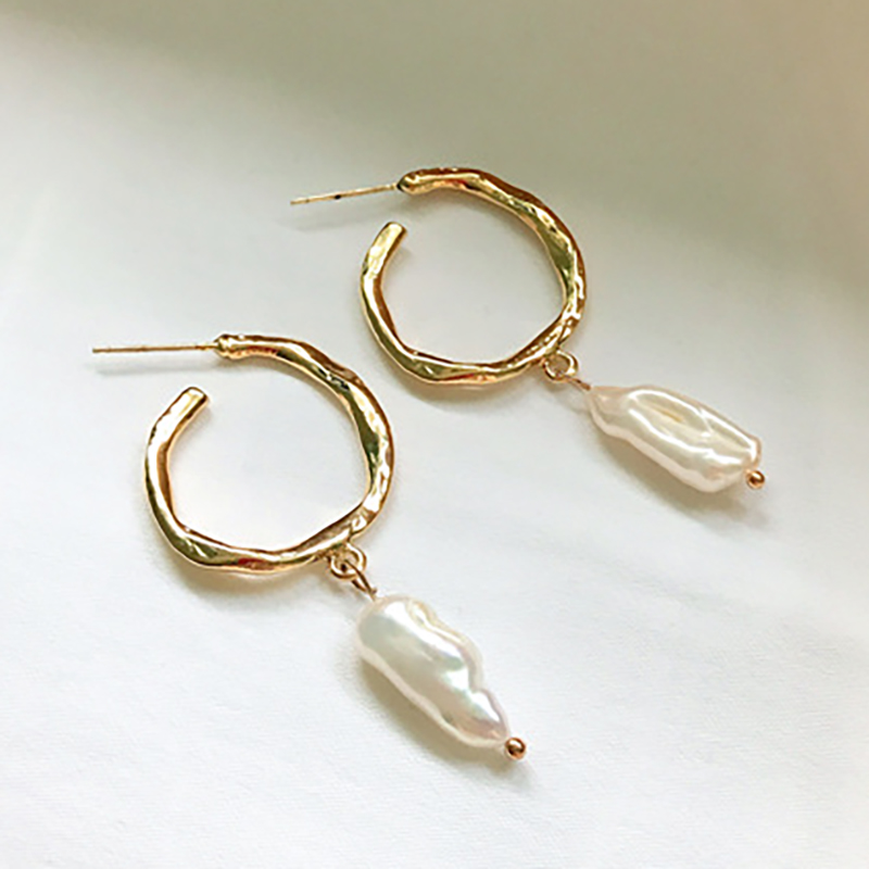 Simple pearl earrings - CJdropshipping