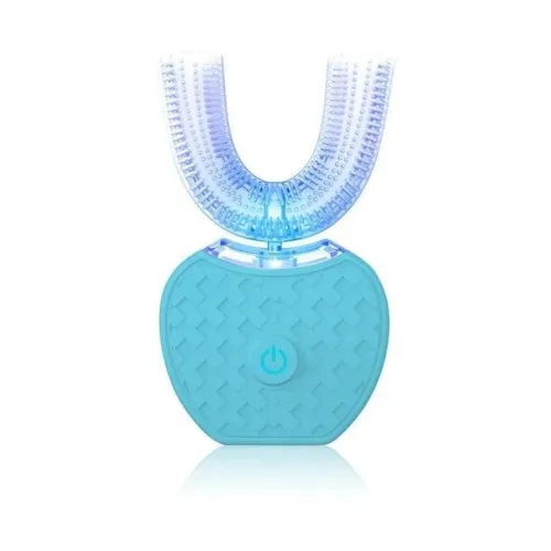 Color: Blue 2 - Smart Electric Toothbrush USB Rechargeable U-shaped Tooth