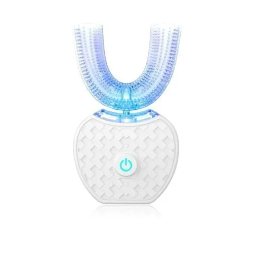 Color: White 2 - Smart Electric Toothbrush USB Rechargeable U-shaped Tooth