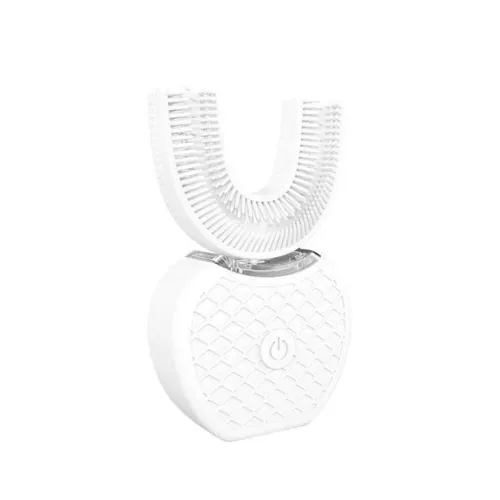 Color: White 1 - Smart Electric Toothbrush USB Rechargeable U-shaped Tooth