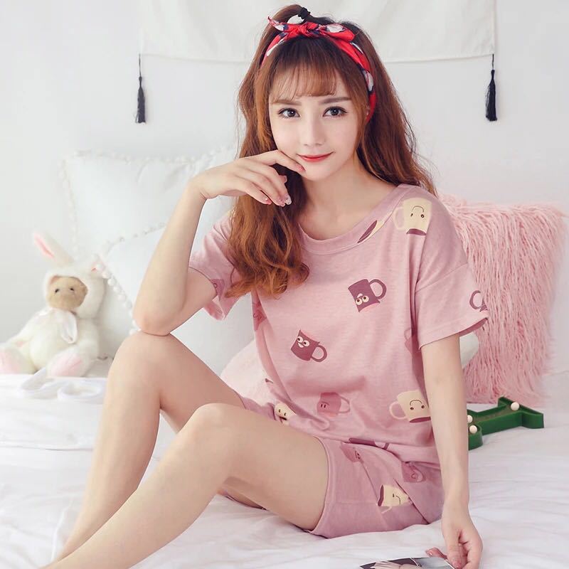 Summer Pajama Set - Pink Color