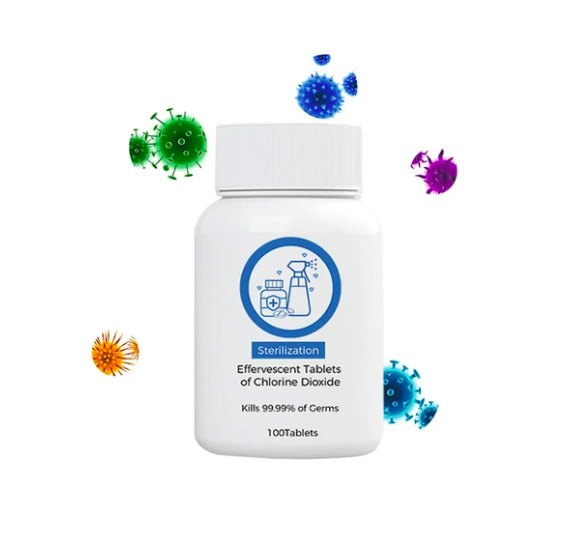 Effervescent Tablets of Chlorine Dioxide (100 Pills) CJdropshipping