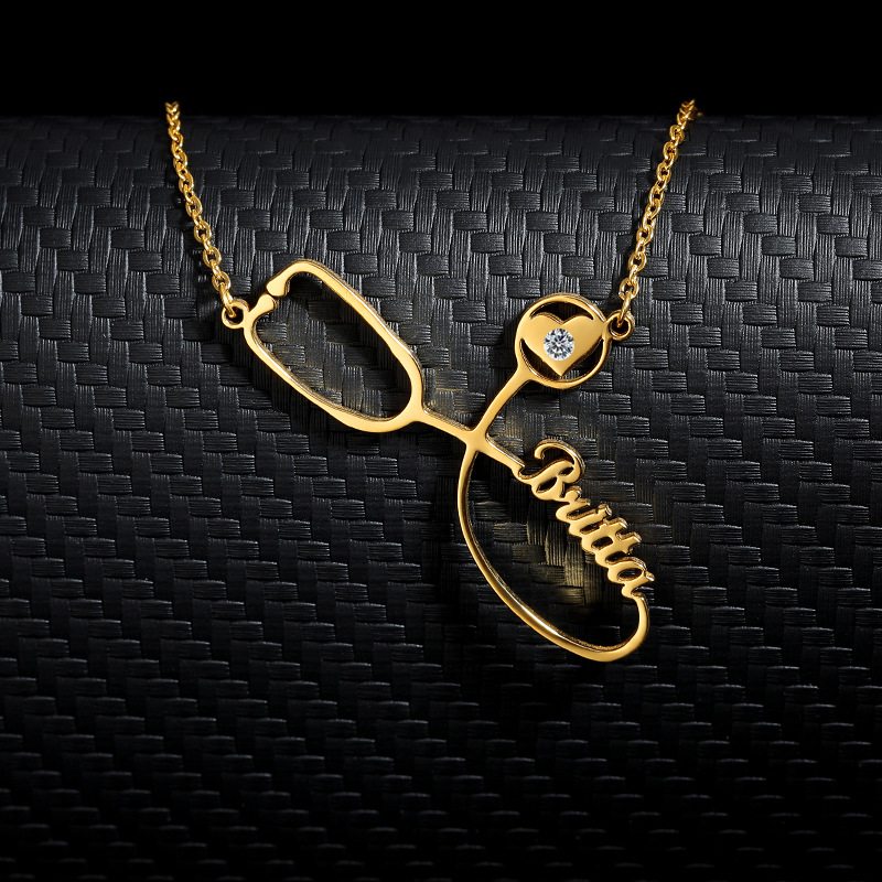 Stethoscope Gold Necklaces for Women