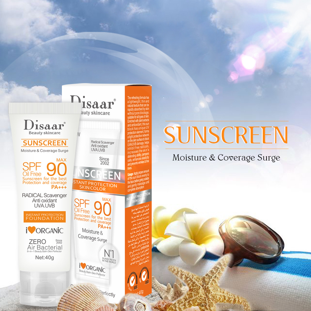 Dissar sunscreen brightens skin tone