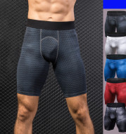 Men's 3D three-dimensional printing training fitness running pants